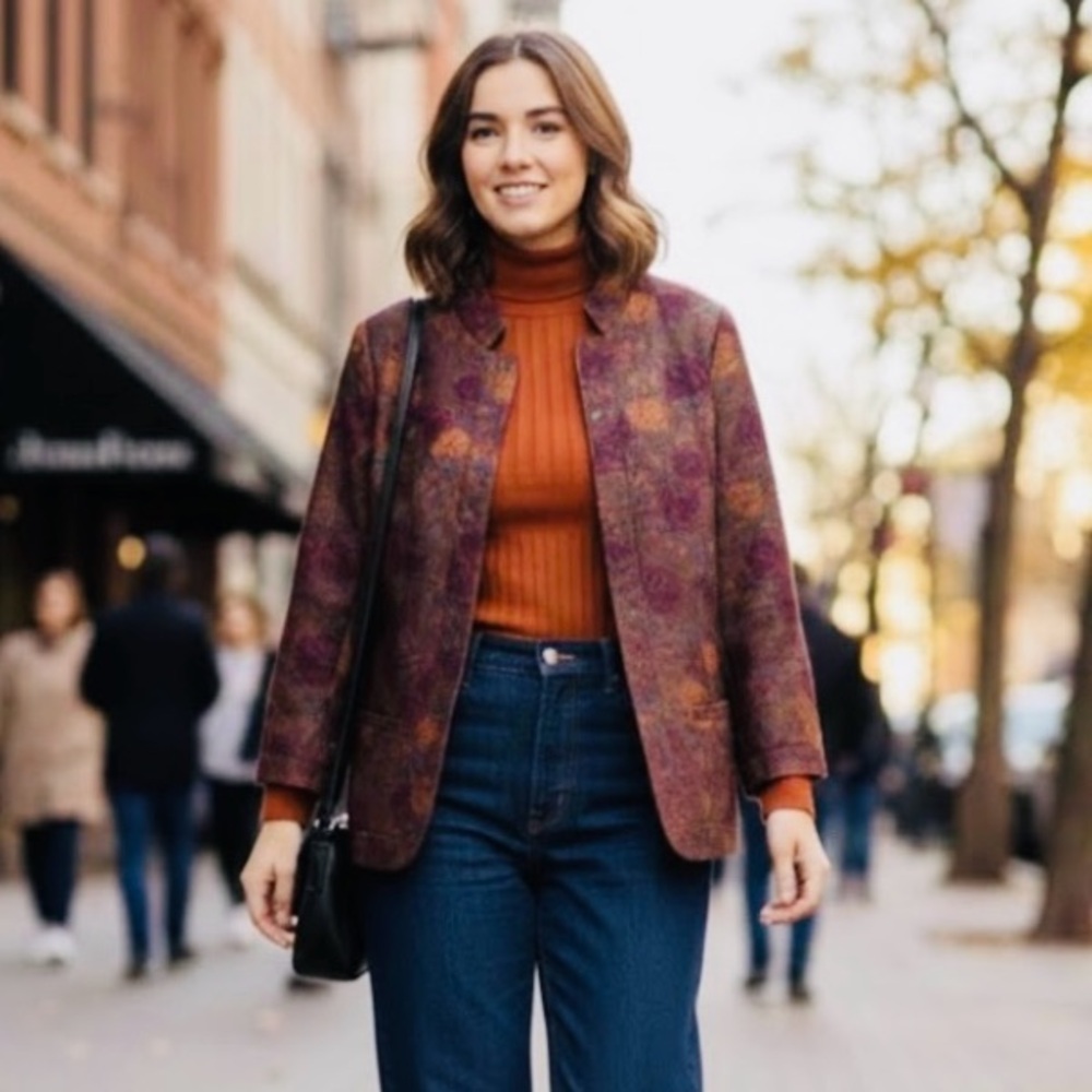 Kim Rogers Multicolor Women's Blazer